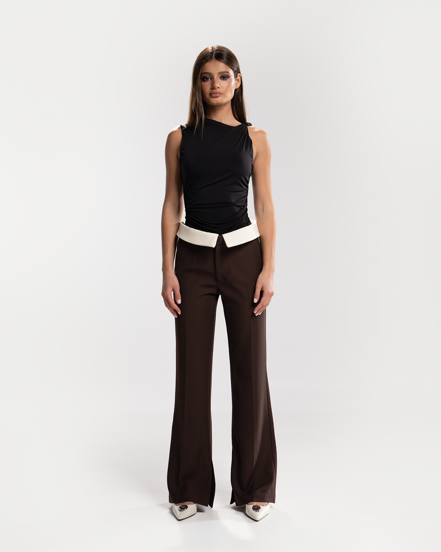 Versatile Tailored Brown Trousers