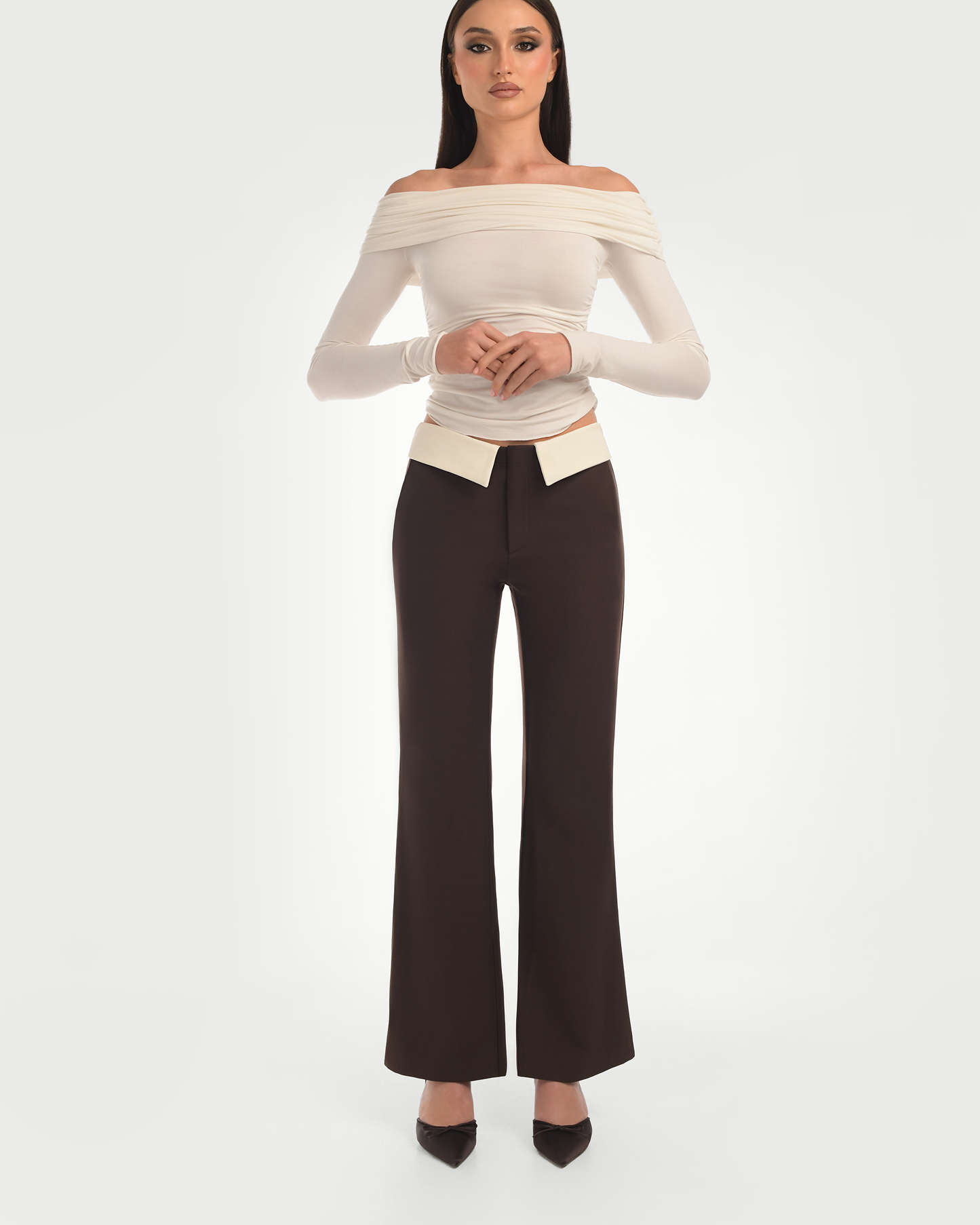 Versatile Tailored Brown Trousers