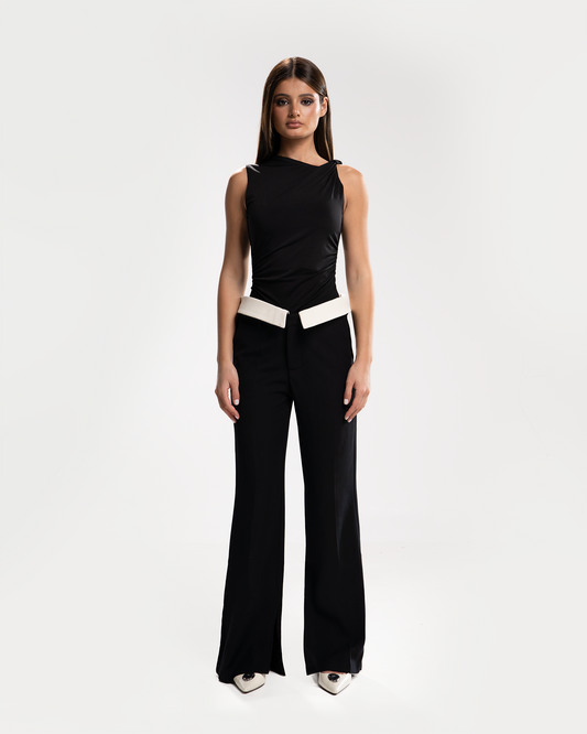 Versatile Tailored Black Trousers