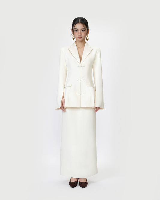 Yang Ivory Tailored Blazer