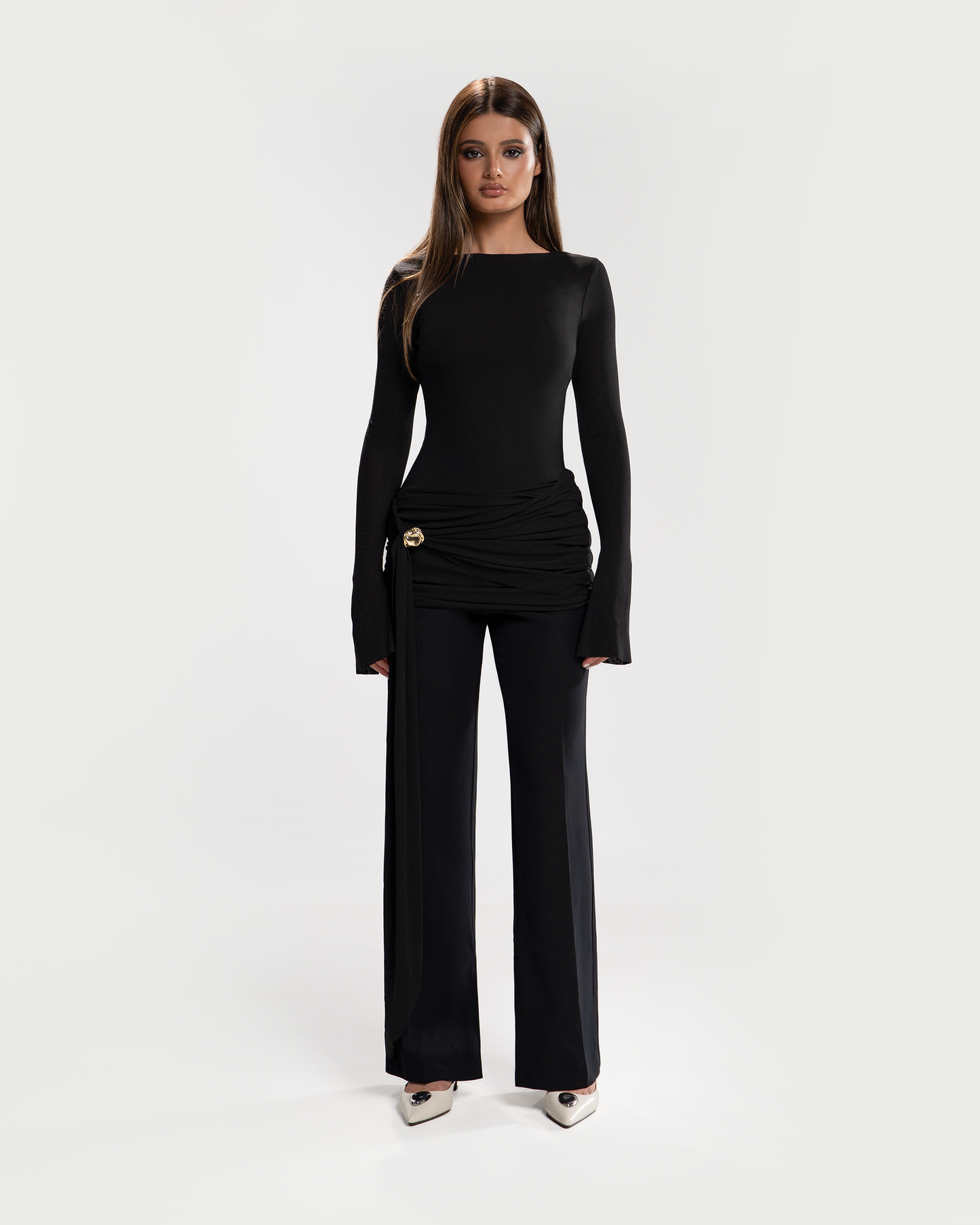 Ruya's Asymmetrical Jersey Knit Top